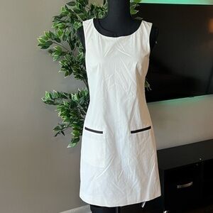 Theory Cortney Cotton blend White Sleeveless
Dress 4